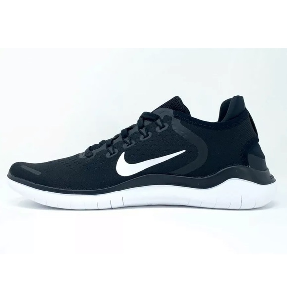 Nike Free RN 2018 'Black White' Men's Running Shoe - Picture 8 of 10